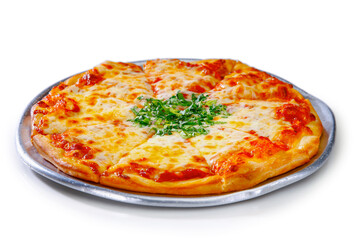 Bar Pizza Pie on white background