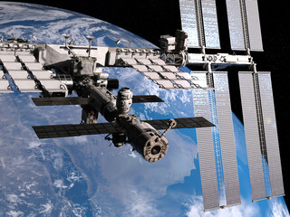 宇宙空間からみた地球 © Binary Epic Inc.