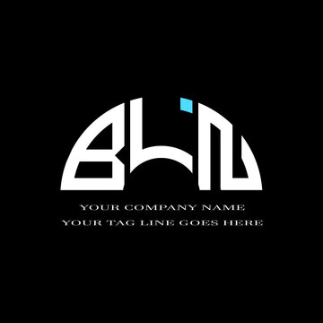 BLN letter logo creative design with vector graphic