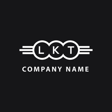 LKT  letter logo design on black background. LKT   creative initials letter logo concept. LKT  letter design.
