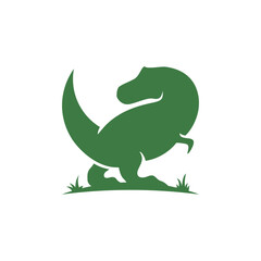 Dinosaur Silhouette Logo