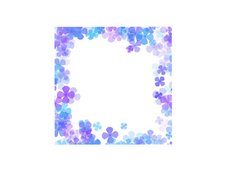 Flowers Frame Background Illustration