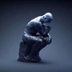 Fototapeta premium Artistic Sculpture Ambient Background 3D Render