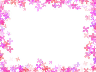 Frame Flower Background Illustration