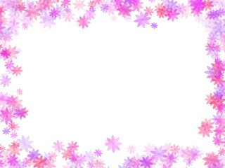 Frame Flower Background Illustration