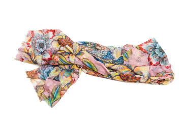 Scarf on a white background