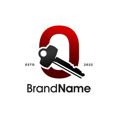 Modern Initial Q Key