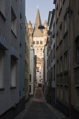 Fototapeta na wymiar Köln (Altstadt Gasse St.Martin)