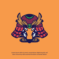 Foxx Samurai Illustration Design