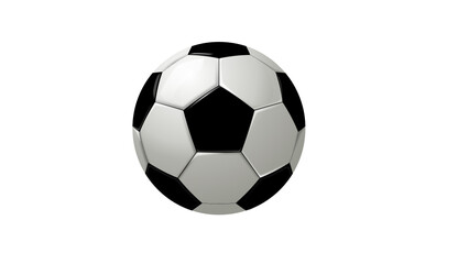 Naklejka premium Real Soccer ball. Soccer ball isolated on white. Realistic Football Vector clip Art