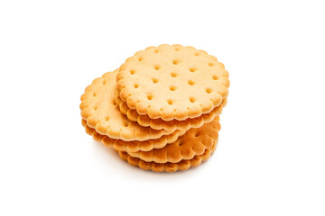 Cookies on a white background