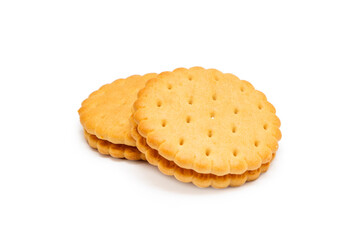 Cookies on a white background