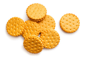 Cookies on a white background