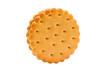 Cookies on a white background