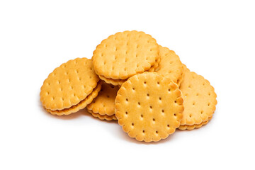 Cookies on a white background