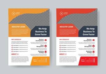 corporate business flyer template 2022