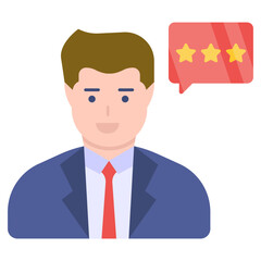 Trendy vector design of user chat

