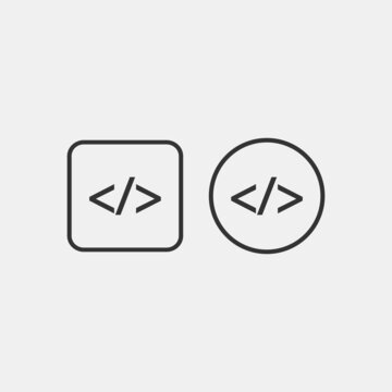programing language vector icon illustration sign 