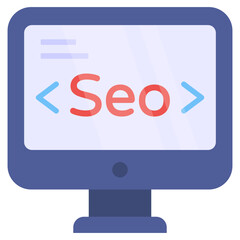 An icon design of seo