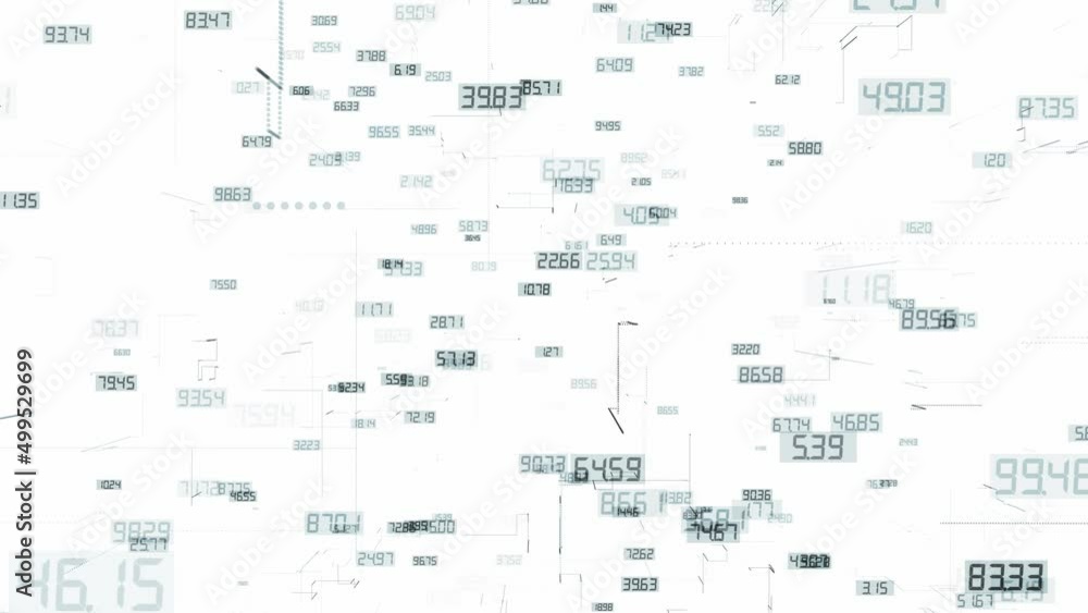 Poster elements with numbers