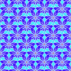 seamless pattern with flowers