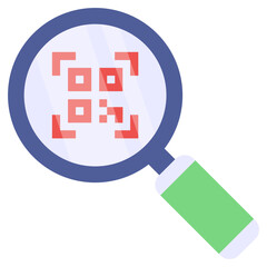 Premium download icon of search barcode
