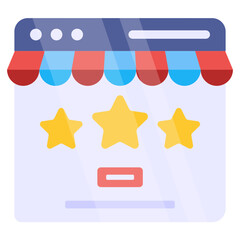 Premium download icon of web ratings