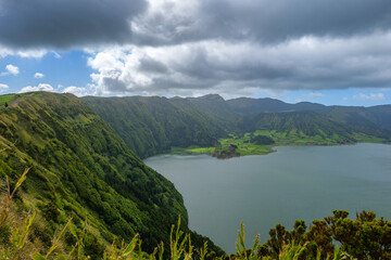 The Beautiful Landscape in Azores
