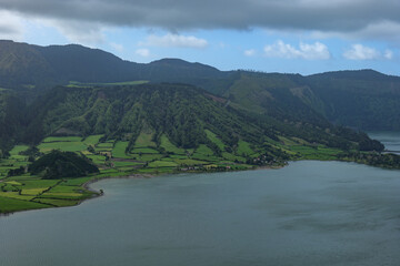 Fototapeta premium The Beautiful Landscape in Azores