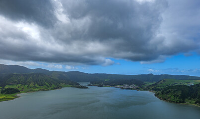 The Beautiful Landscape in Azores