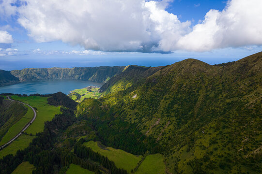 The Beautiful Landscape in Azores