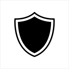 shield icon vector design template simple and clean