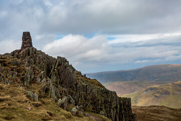 A view from the top of Place Fell in Cumbria