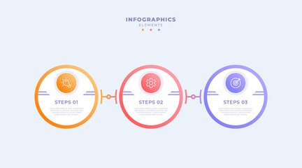 Modern business infographic template