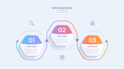 Gradient business infographic template