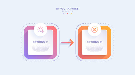 Gradient business infographic template