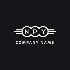 NQY letter logo design on black background. NQY  creative initials letter logo concept. NQY letter design.
