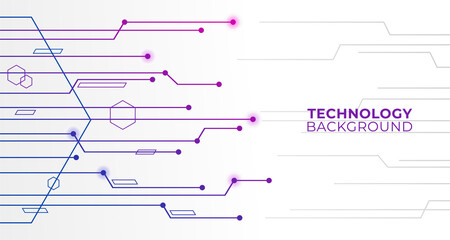 abstract technology background vector template
