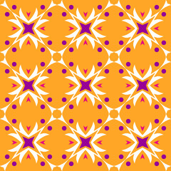 batik floral seamless pattern design 