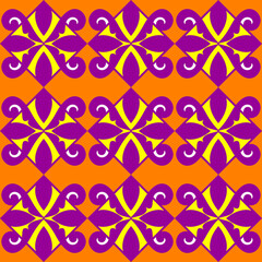 Japanese floral seamless pattern design 