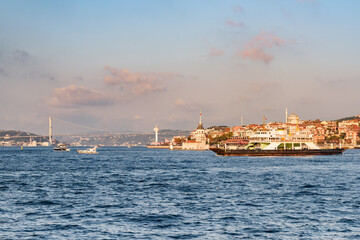 Fototapeta premium View of the Bosporus strait, Istanbul, Turkey
