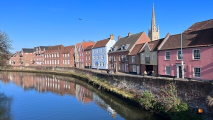 Obraz premium canal Norwich Norfolk England 