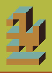 Implementation of Edward Zajec&rsquo;s &ldquo;Il Cubo&rdquo; from 1971. Essentially a Truchet tile set of 8 tiles and rules for placement art illustration