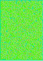 Implementation of Edward Zajec’s “Il Cubo” from 1971. Essentially a Truchet tile set of 8 tiles and rules for placement art illustration