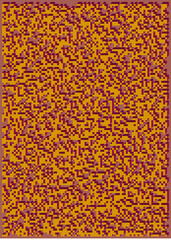 Implementation of Edward Zajec’s “Il Cubo” from 1971. Essentially a Truchet tile set of 8 tiles and rules for placement art illustration