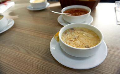 Famous Turkish soup Kelle Paca