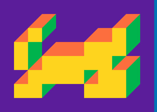 Implementation of Edward Zajec&rsquo;s &ldquo;Il Cubo&rdquo; from 1971. Essentially a Truchet tile set of 8 tiles and rules for placement art illustration