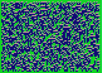 Implementation of Edward Zajec’s “Il Cubo” from 1971. Essentially a Truchet tile set of 8 tiles and rules for placement art illustration