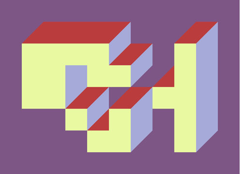 Implementation of Edward Zajec&rsquo;s &ldquo;Il Cubo&rdquo; from 1971. Essentially a Truchet tile set of 8 tiles and rules for placement art illustration