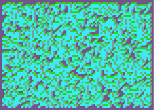 Implementation of Edward Zajec&rsquo;s &ldquo;Il Cubo&rdquo; from 1971. Essentially a Truchet tile set of 8 tiles and rules for placement art illustration